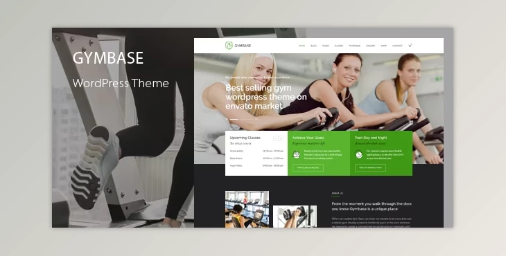 Download GymBase v15.2 Responsive Gym Fitness WordPress Theme