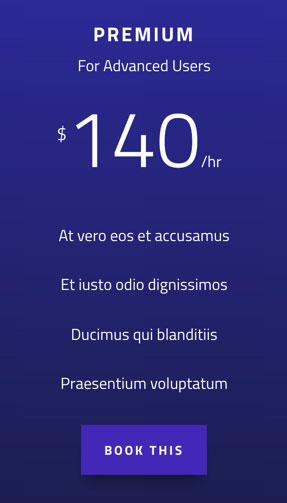 Pricing Table