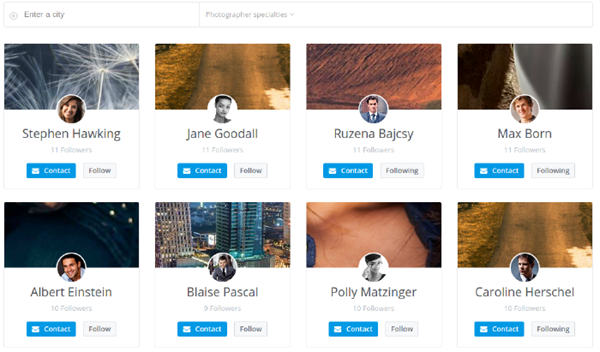 Photographer Directory - WordPress Plugin - 3