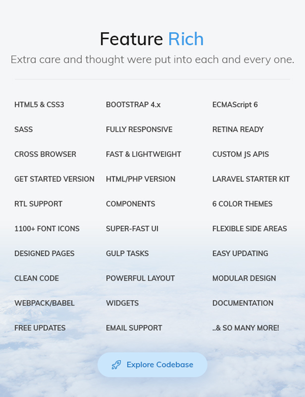 Codebase - Bootstrap 4 Admin Dashboard Template & Laravel Starter Kit - 13