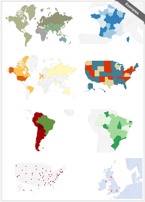 Interactive World Maps - 1